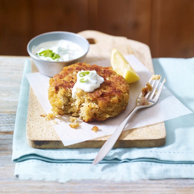 Lemon Shallot Crab Cakes