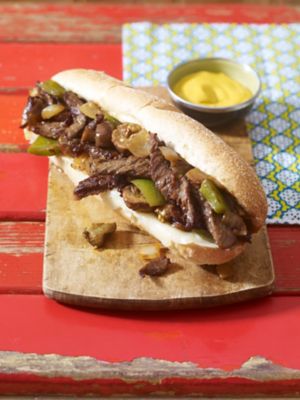 Summer Vegetable Philly Cheese Steak