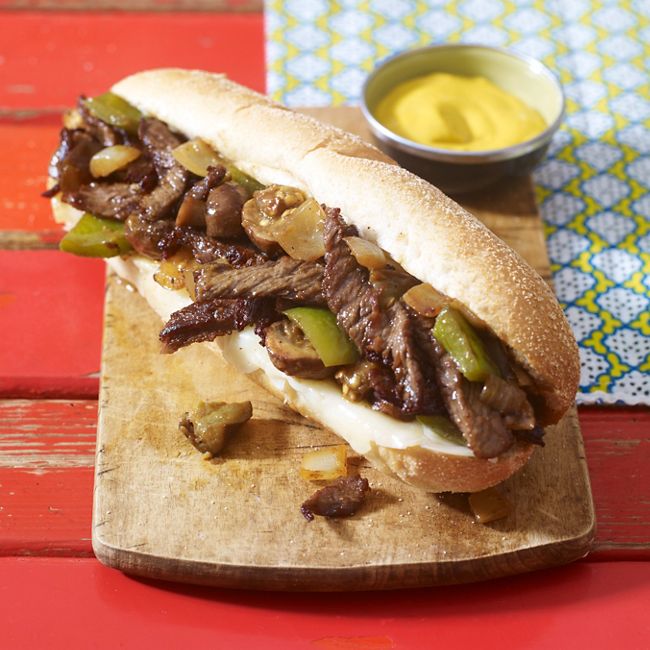 Summer Vegetable Philly Cheese Steak