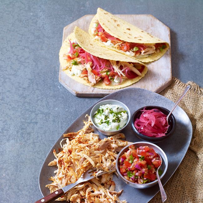 Pulled Chicken Tacos