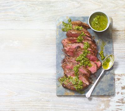 Dry-rub Steak With Chimichurri