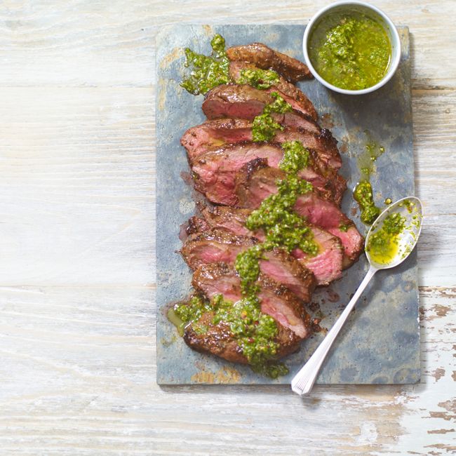 Dry-rub Steak With Chimichurri