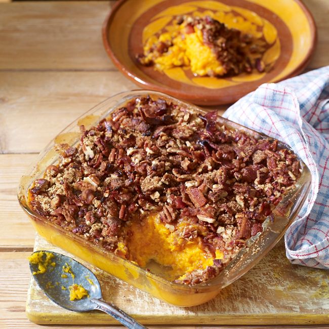 Sweet Potato Casserole With Bacon