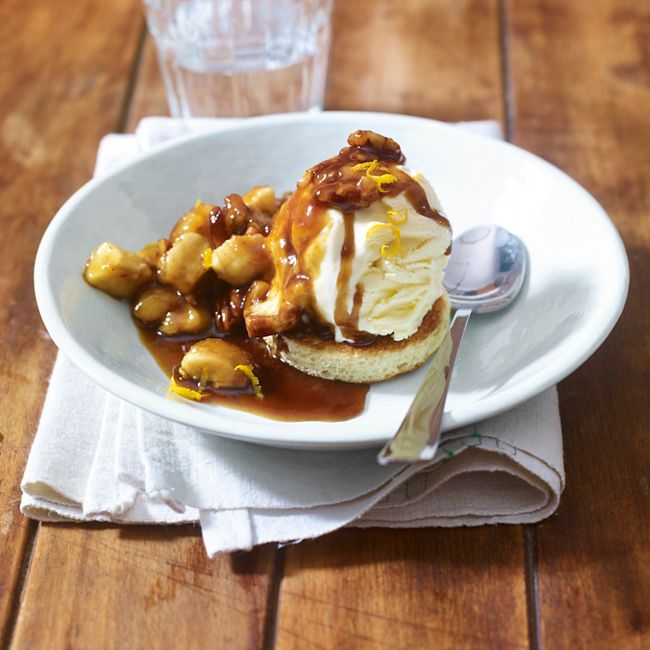 Pecan & Orange Bananas Foster