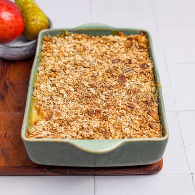 Apple, Pear & Oat Bake