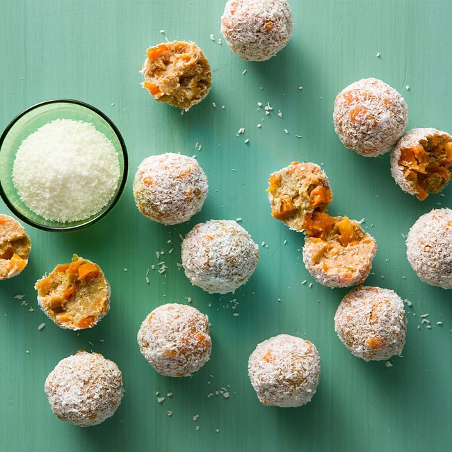 Healthier Apricot Cereal Balls