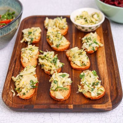 Artichoke Crostini
