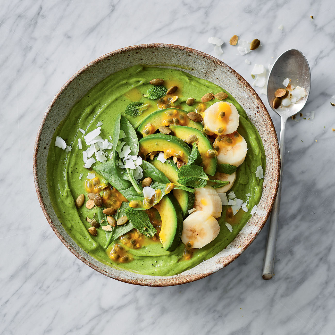 Avocado & Banana Smoothie Bowl Recipe