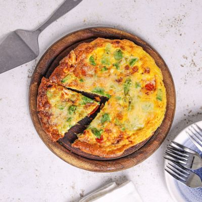 Avocado & Goats Cheese Frittata