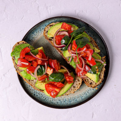 Avocado Toast with Spinach