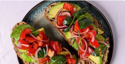 Avocado Toast with Spinach