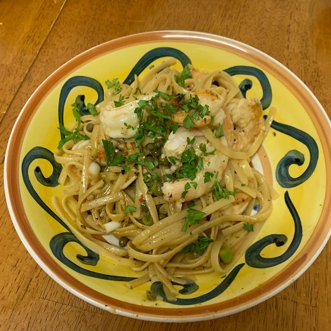 Lemon Prawn Pasta