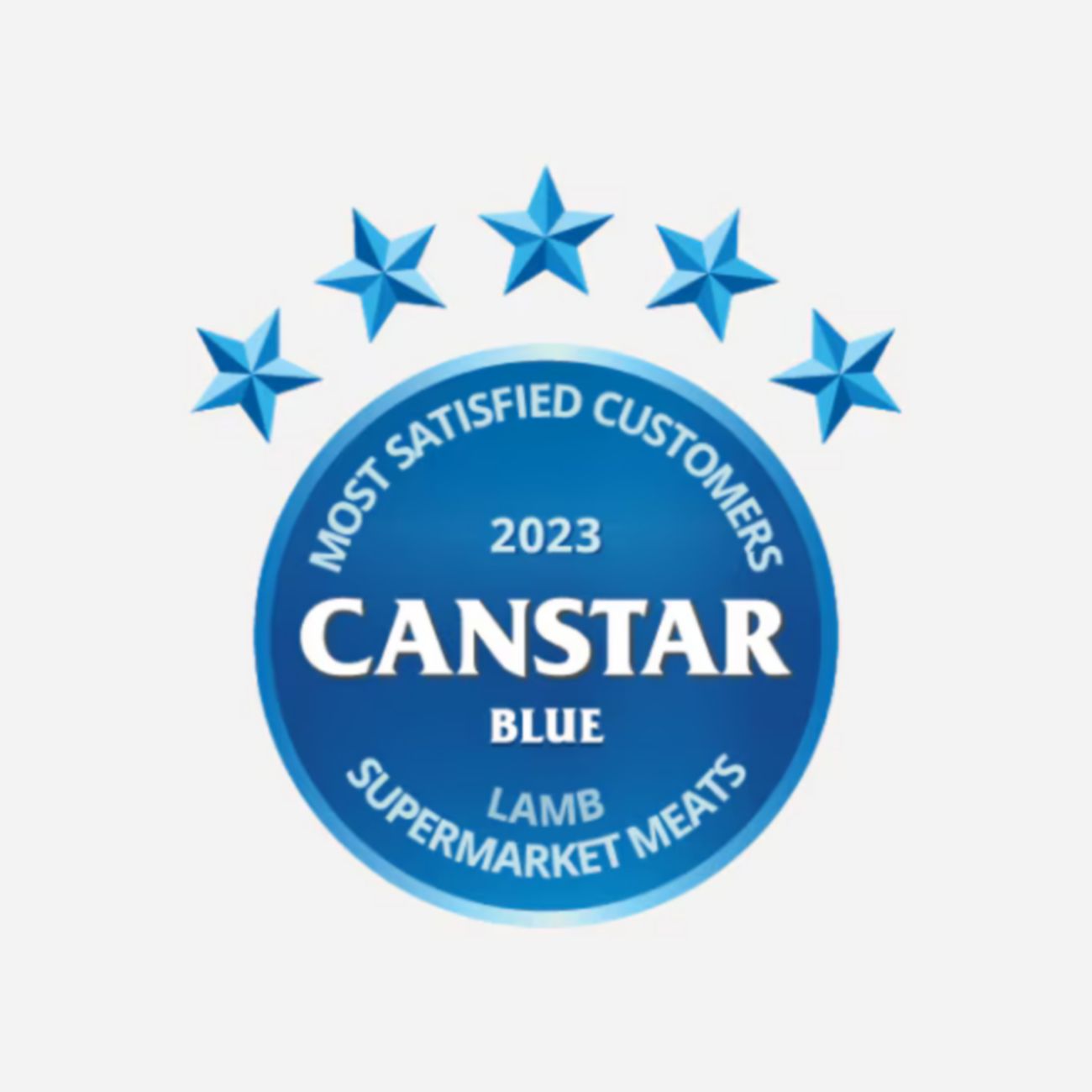 Canstar Blue award: Most satisfied customers 2023, Lamb, Supermarket meats.