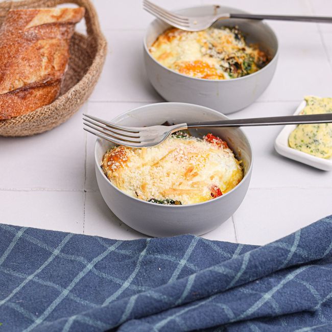 Baked Egg Pots