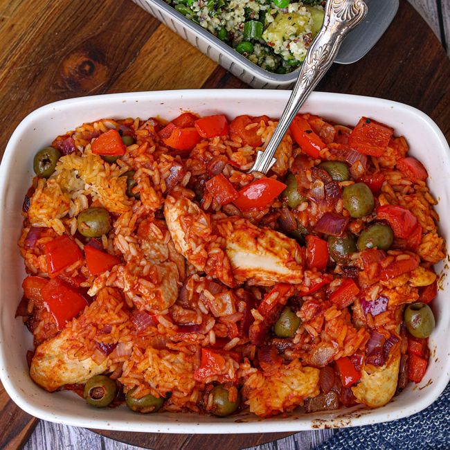 Baked Risoni Paella