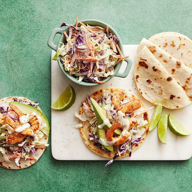 Barbecue Prawn Tacos