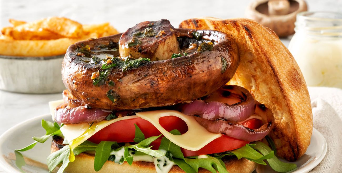 BBQ Mushroom Burger Recipe Woolworths