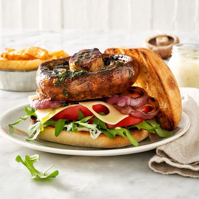 BBQ Mushroom Burger