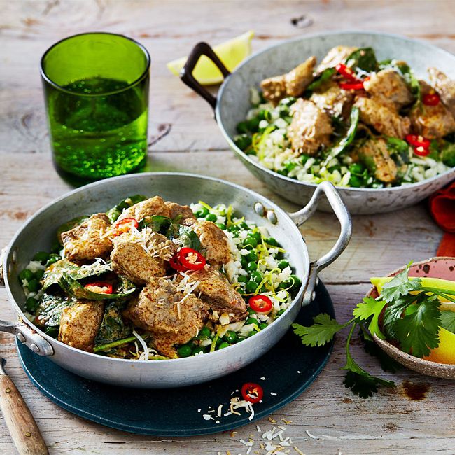 Beef Curry with Cauliflower Rice