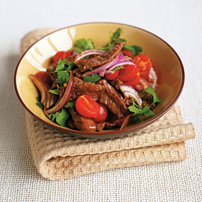 Beef, Tomato & Onion Salad