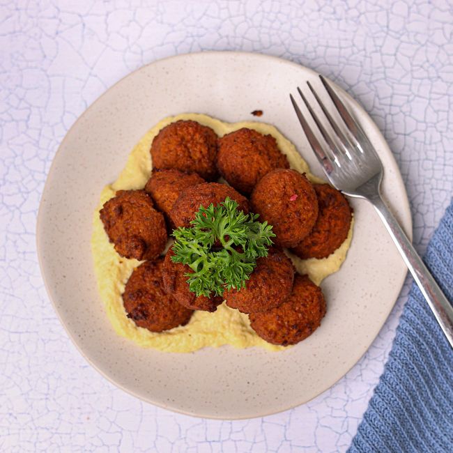 Beetroot Falafel
