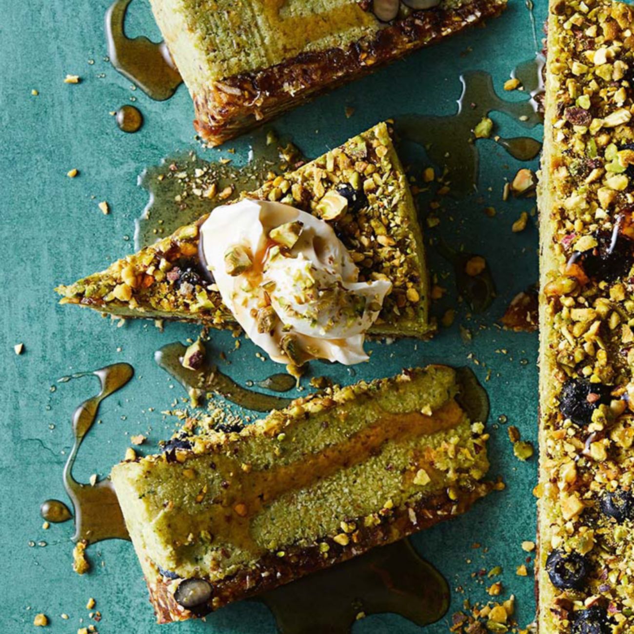 No-Bake Vegan Pistachio & Lime Cheesecake