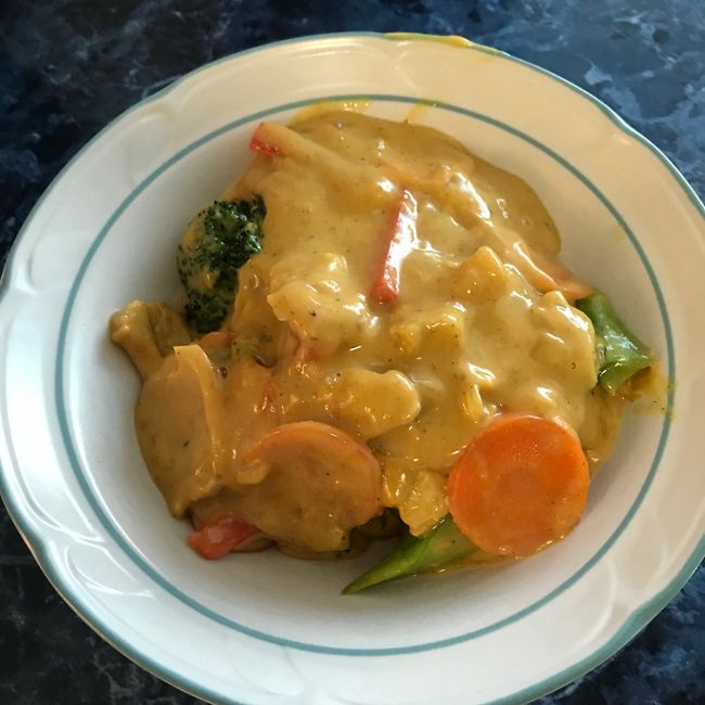 Mild Chicken & Vegetable Curry