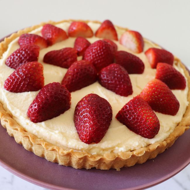 Seasonal Fruit Flan