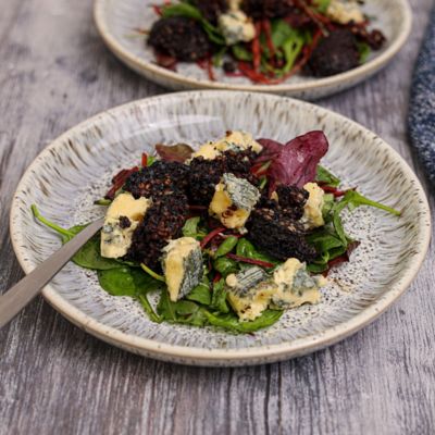 Black Pudding & Blue Cheese Salad