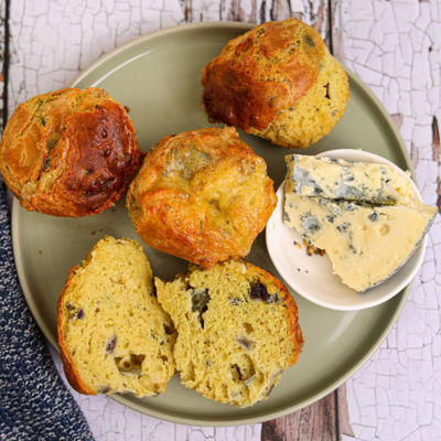 Blue Cheese & Onion Muffins