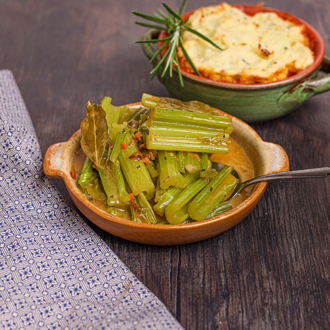 Braised Celery