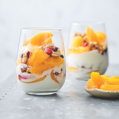 Breaky Peach Parfait