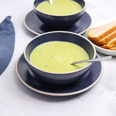 Brussels Sprout & Blue Cheese Soup