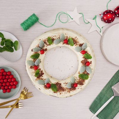 Christmas Chocolate ripple cake