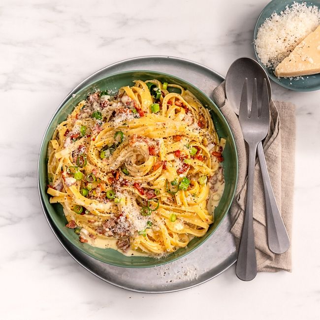 Creamy bacon carbonara