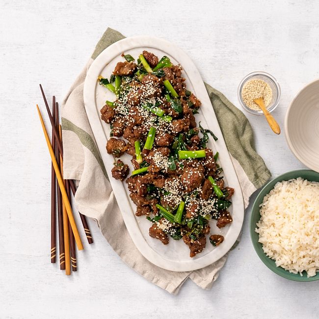Mongolian Beef Stir Fry