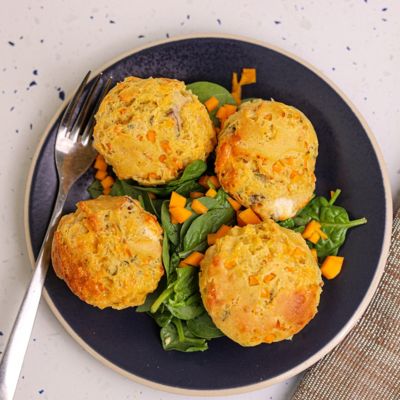 Butternut Squash & Goats Cheese Muffins