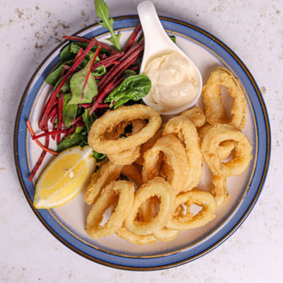 Calamari with Garlic Mayonnaise