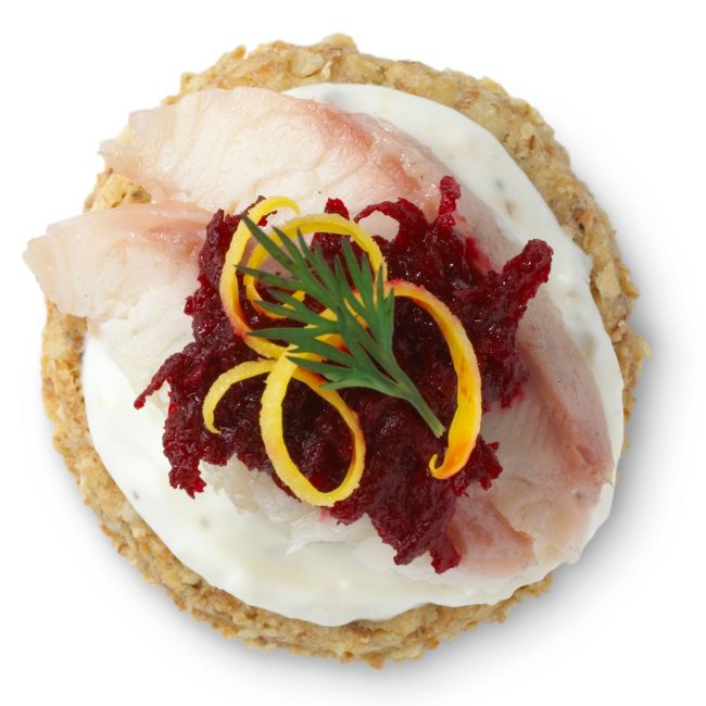 Smoked Eel With Horseradish & Beetroot
