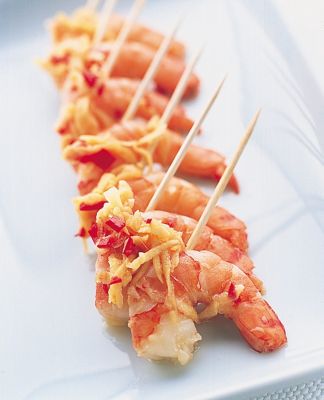 Tangy Thai Prawn Skewers