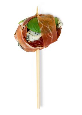 Stuffed Medjool Dates Wrapped In Prosciutto