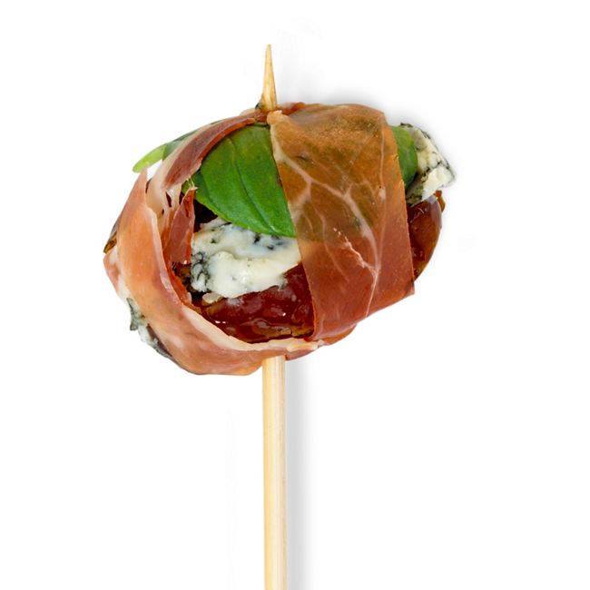 Stuffed Medjool Dates Wrapped In Prosciutto