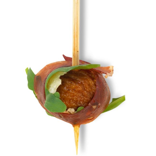 Bresaola Wrapped Figs With Rocket & Parmesan