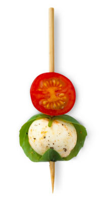 Marinated Bocconcini With Cherry Tomatoes & Basil