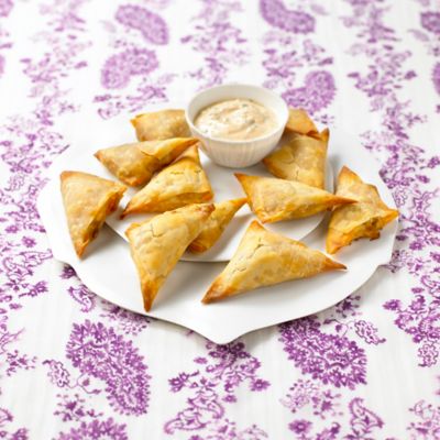 Spiced Squash Samosas With Yogurt-harissa Dip