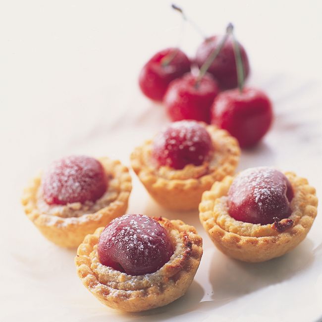 Cherry & Almond Frangipane Tartlets