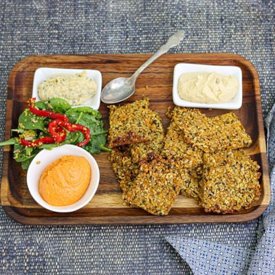 Carrot & Mixed Seed Crackers