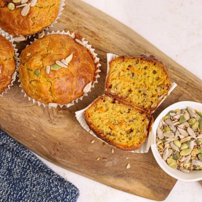 Carrot & Mixed Seed Muffins