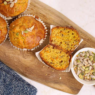 Carrot & Mixed Seed Muffins