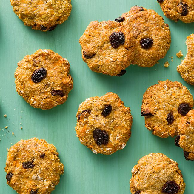 Healthier Carrot Oat Cookies